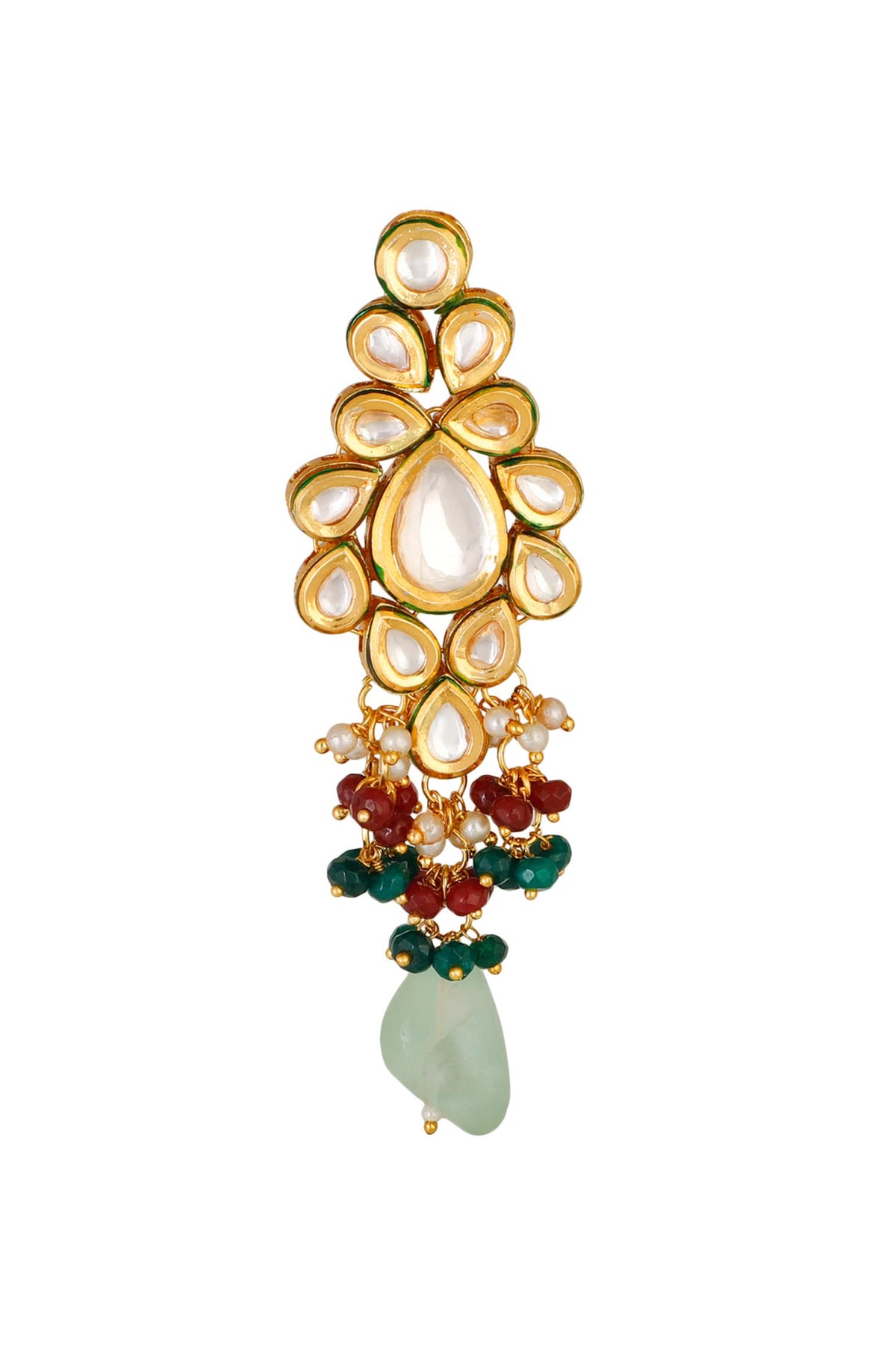 Kundan Bead Drop Choker Set 