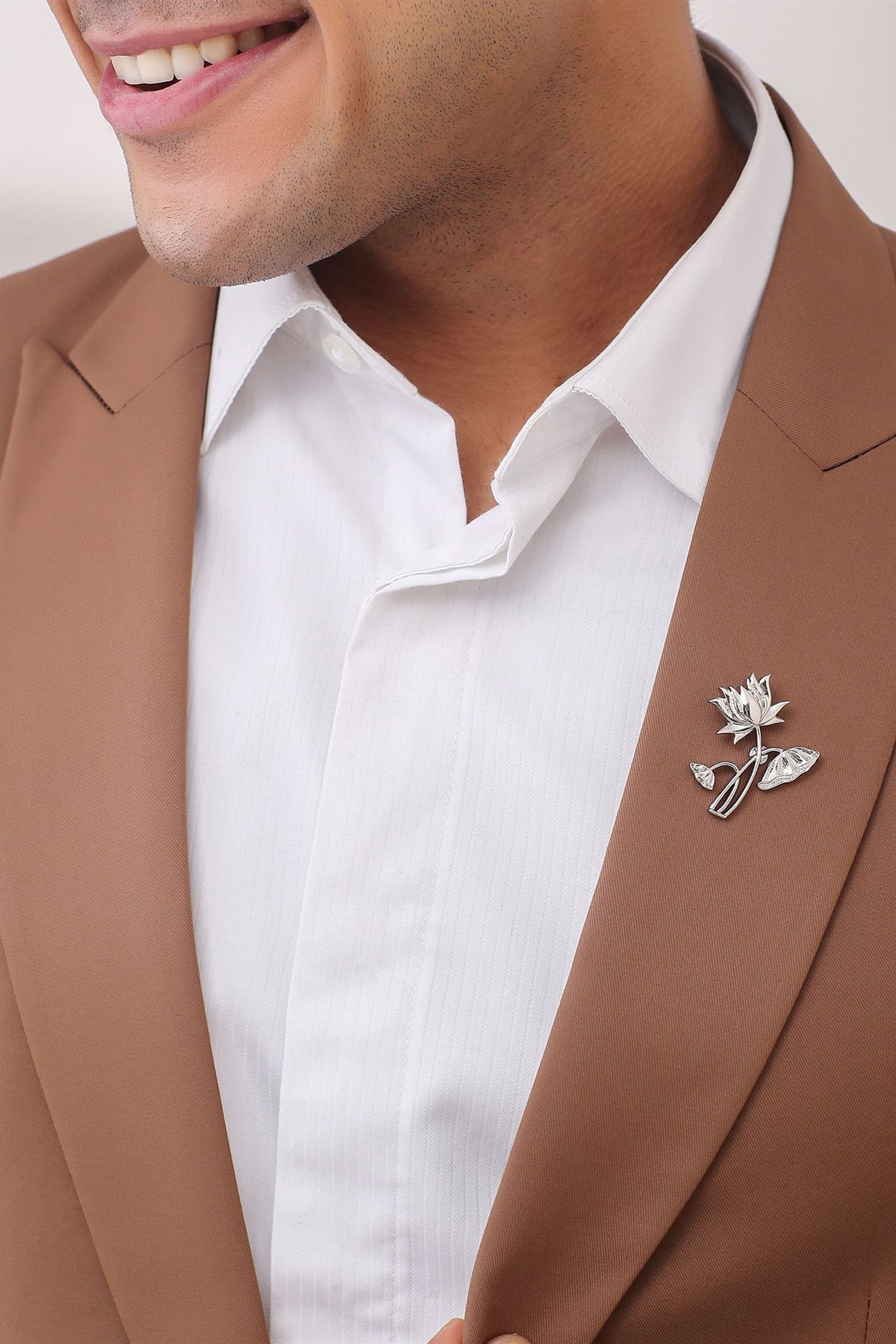 Silver Brass Brooch (Set of 3)