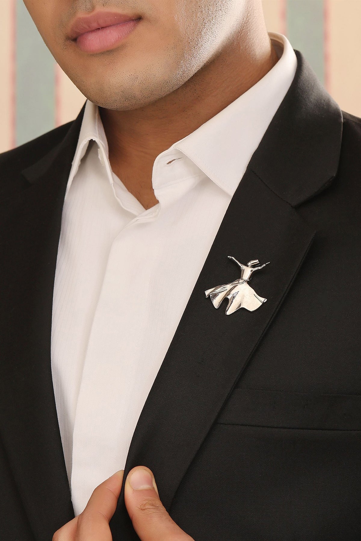 Silver Brass Brooch (Set of 3)