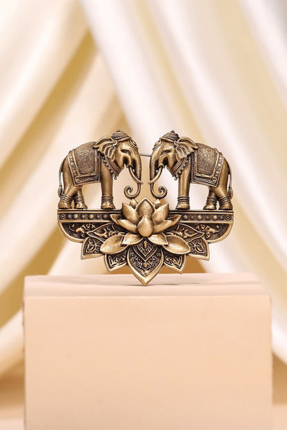 Antique Gold Elephant Brooch
