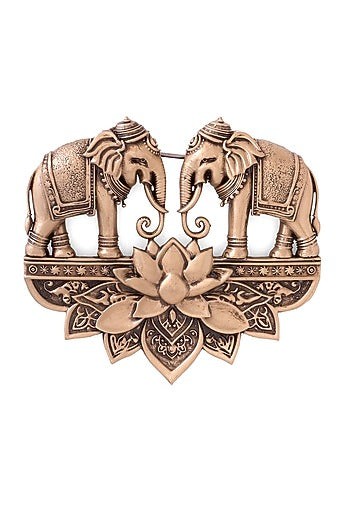 Antique Gold Elephant Brooch