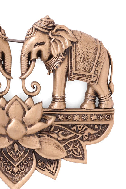 Antique Gold Elephant Brooch