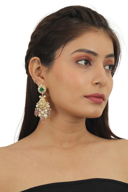 Gold Plated Beaded Necklace Set