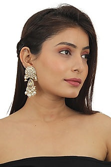 Gold Finish Meenakari Choker Necklace Set