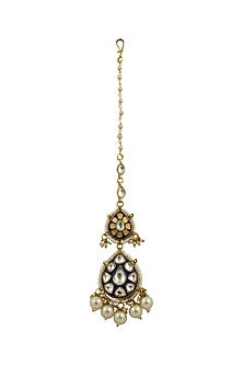 Gold Finish Handcrafted Maang Tikka