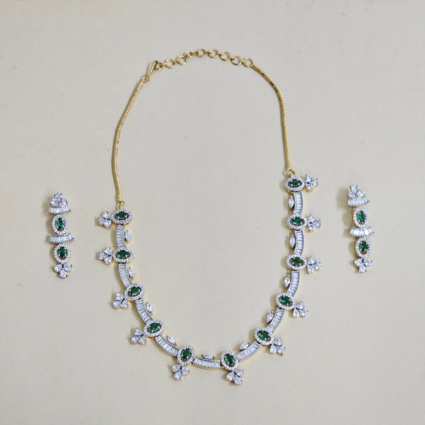 Jungle Gem Jewels Diamond Necklace Set