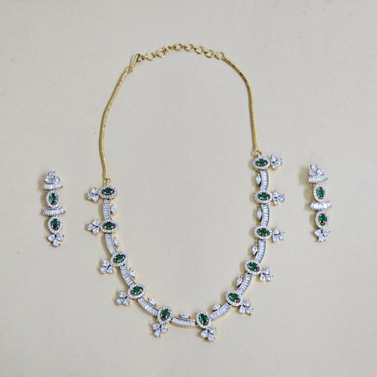 Jungle Gem Jewels Diamond Necklace Set