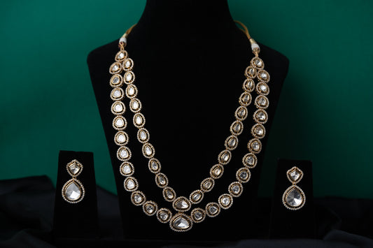 Ananya Double Layered Kundan Necklace Set