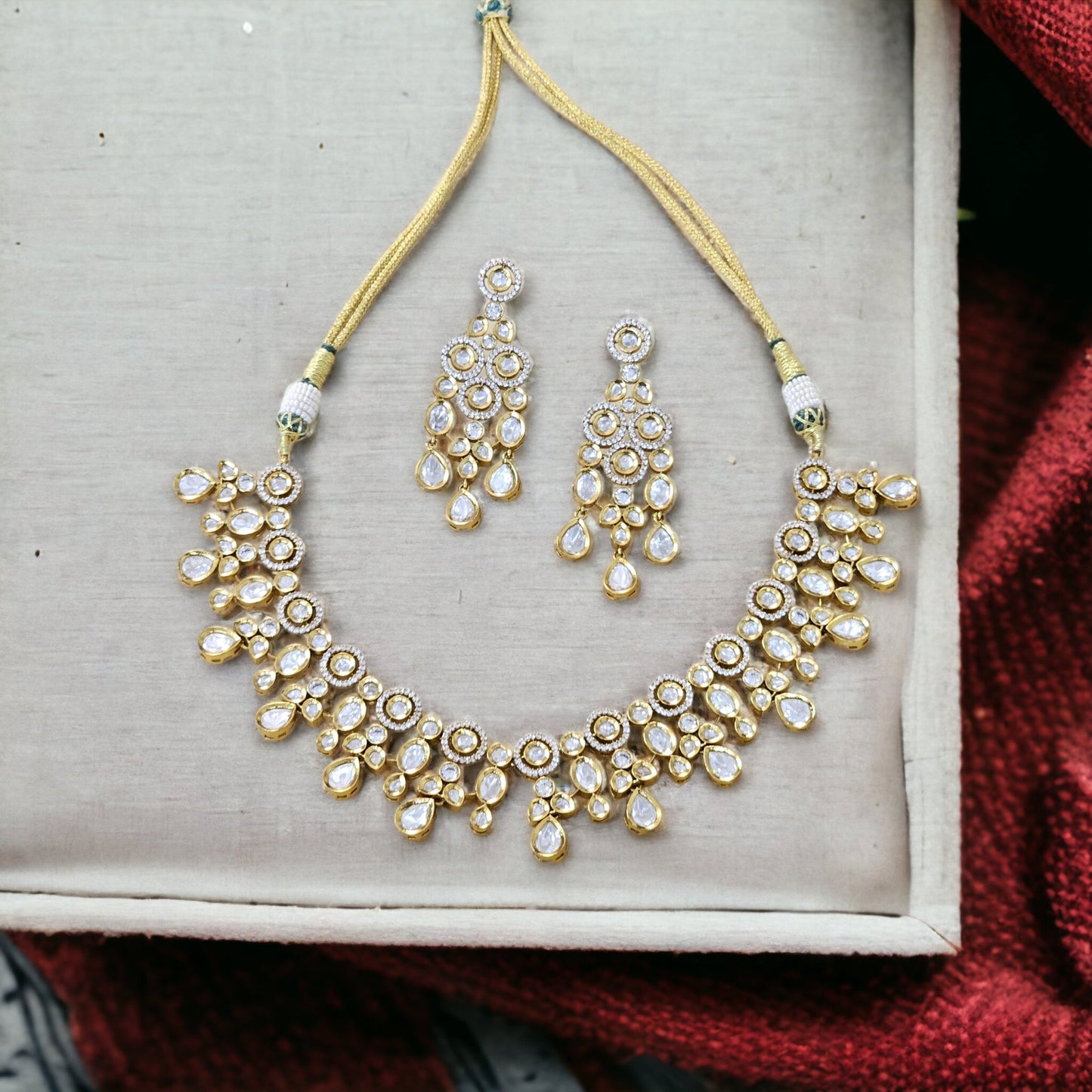 Zaib  Kundan Necklace Set