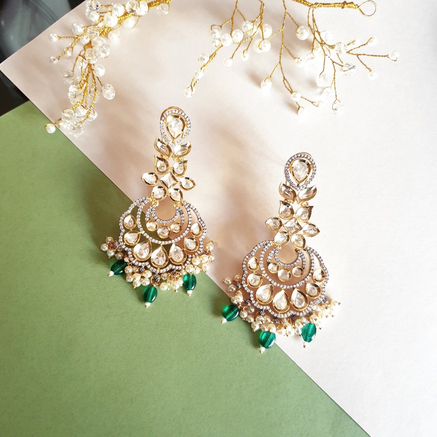 Soham  Long Earrings