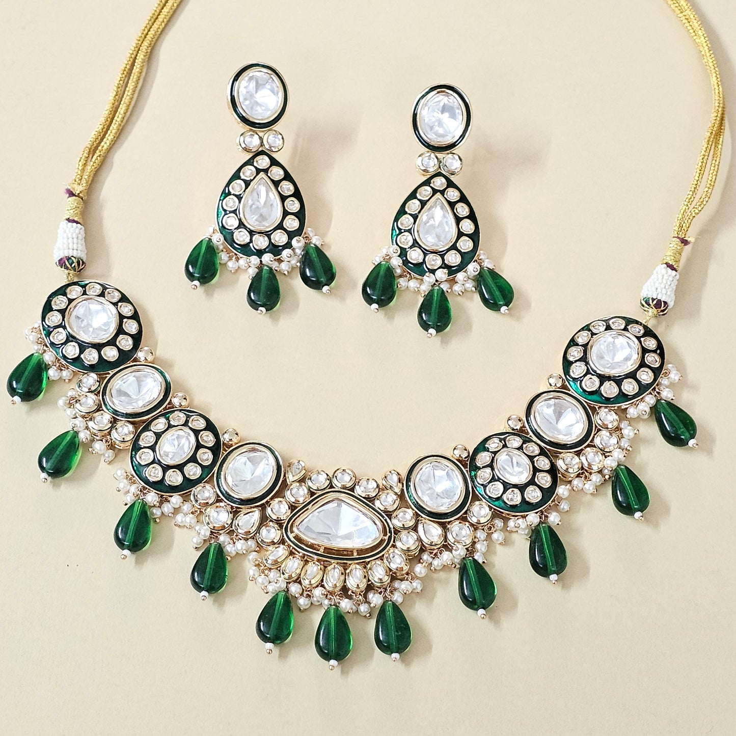 SHAZNA Diamond  Necklace Set