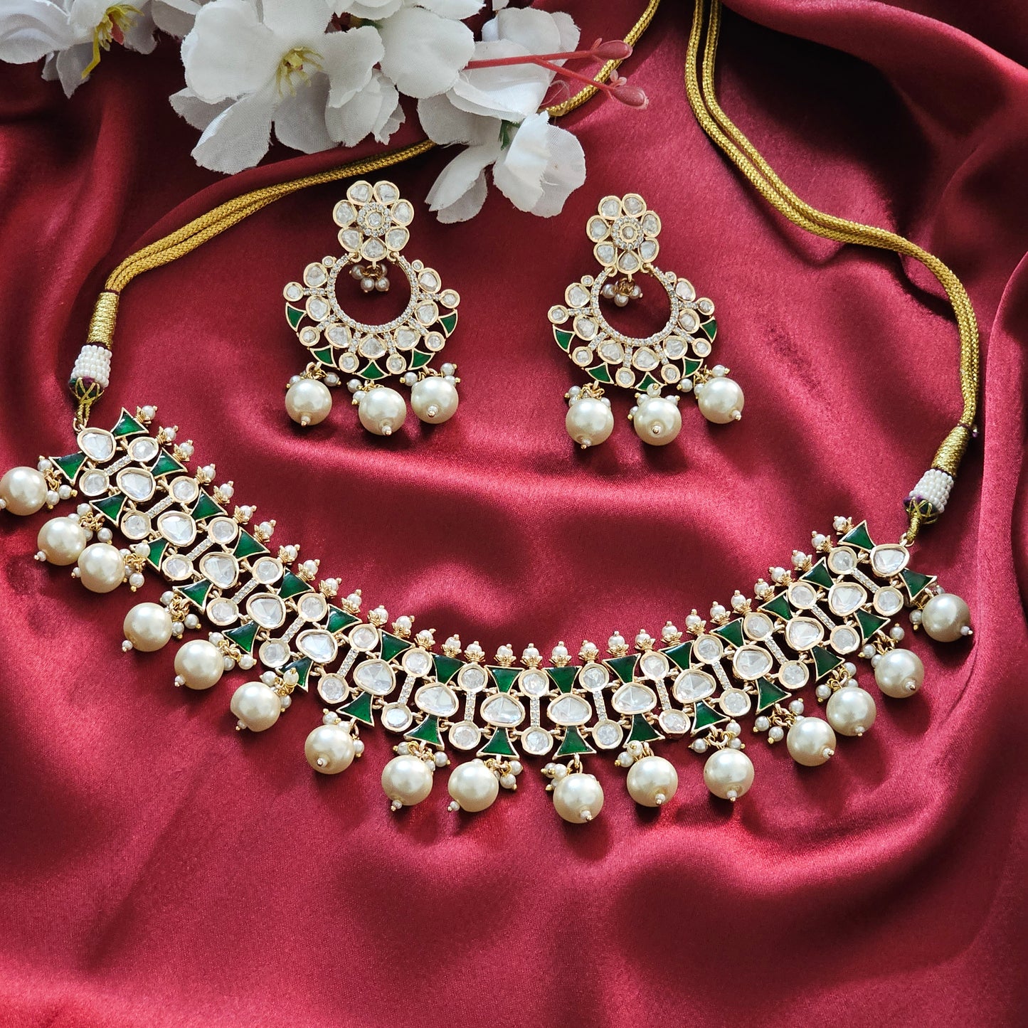 Najma kundan necklace set