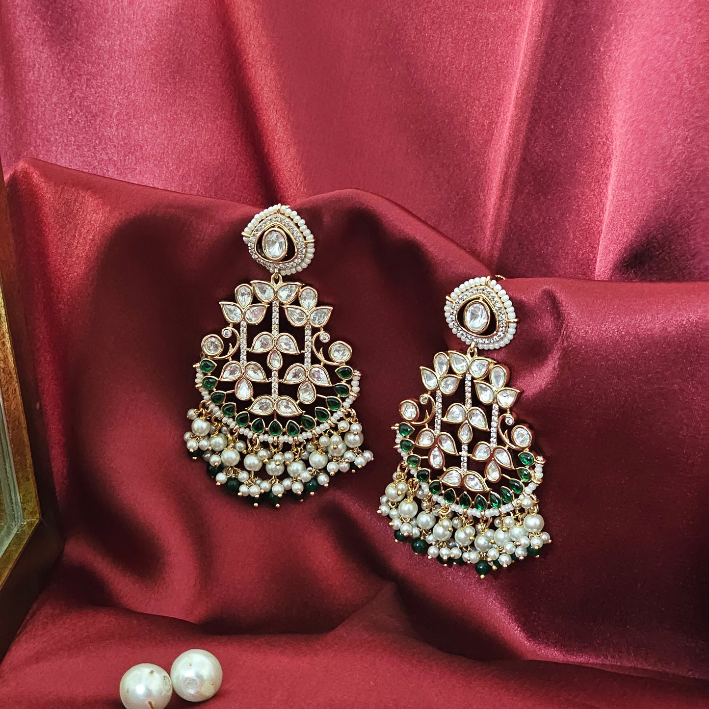 Sunshine KundanLong Earrings