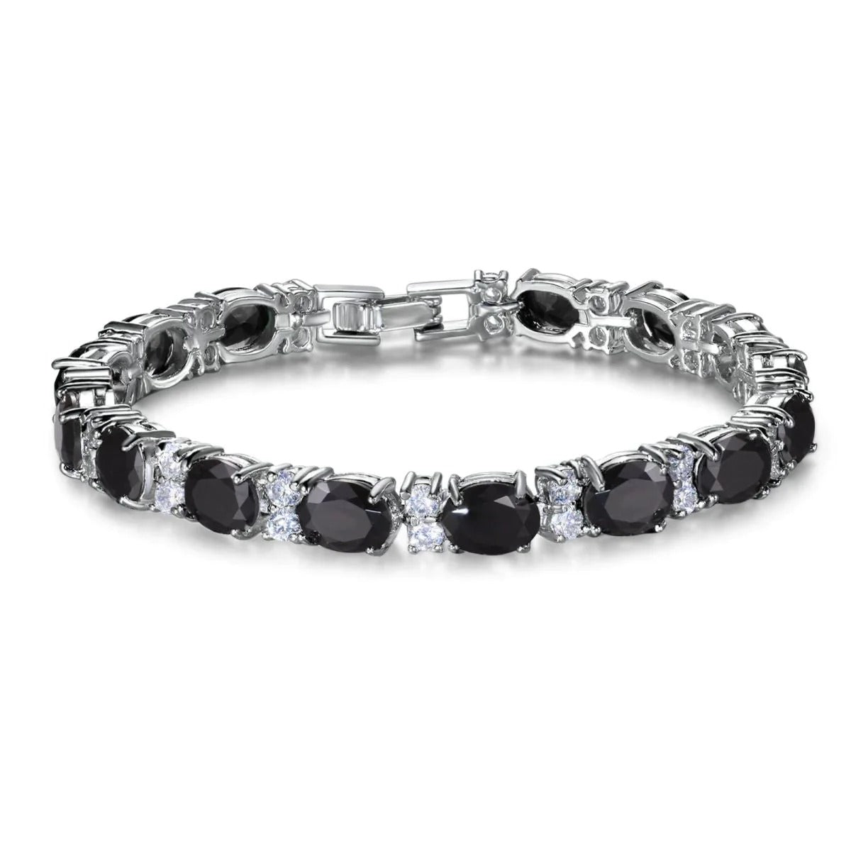 Black Habl Al Sama Tennis  Bracelet