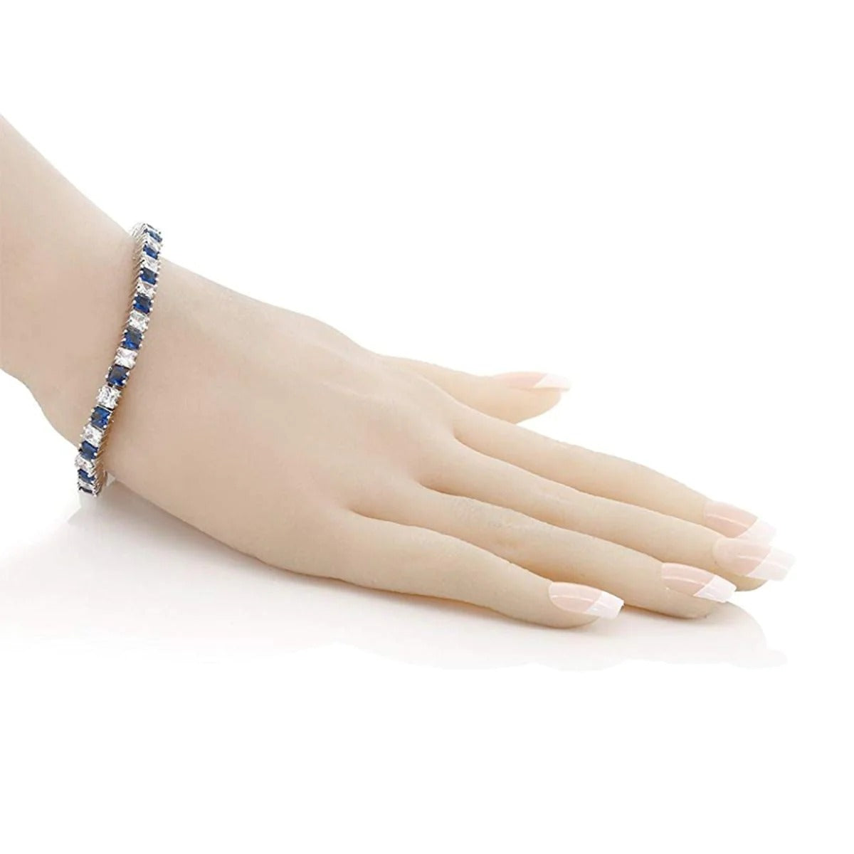 Blue  Habl Al Sama Tennis Bracelet