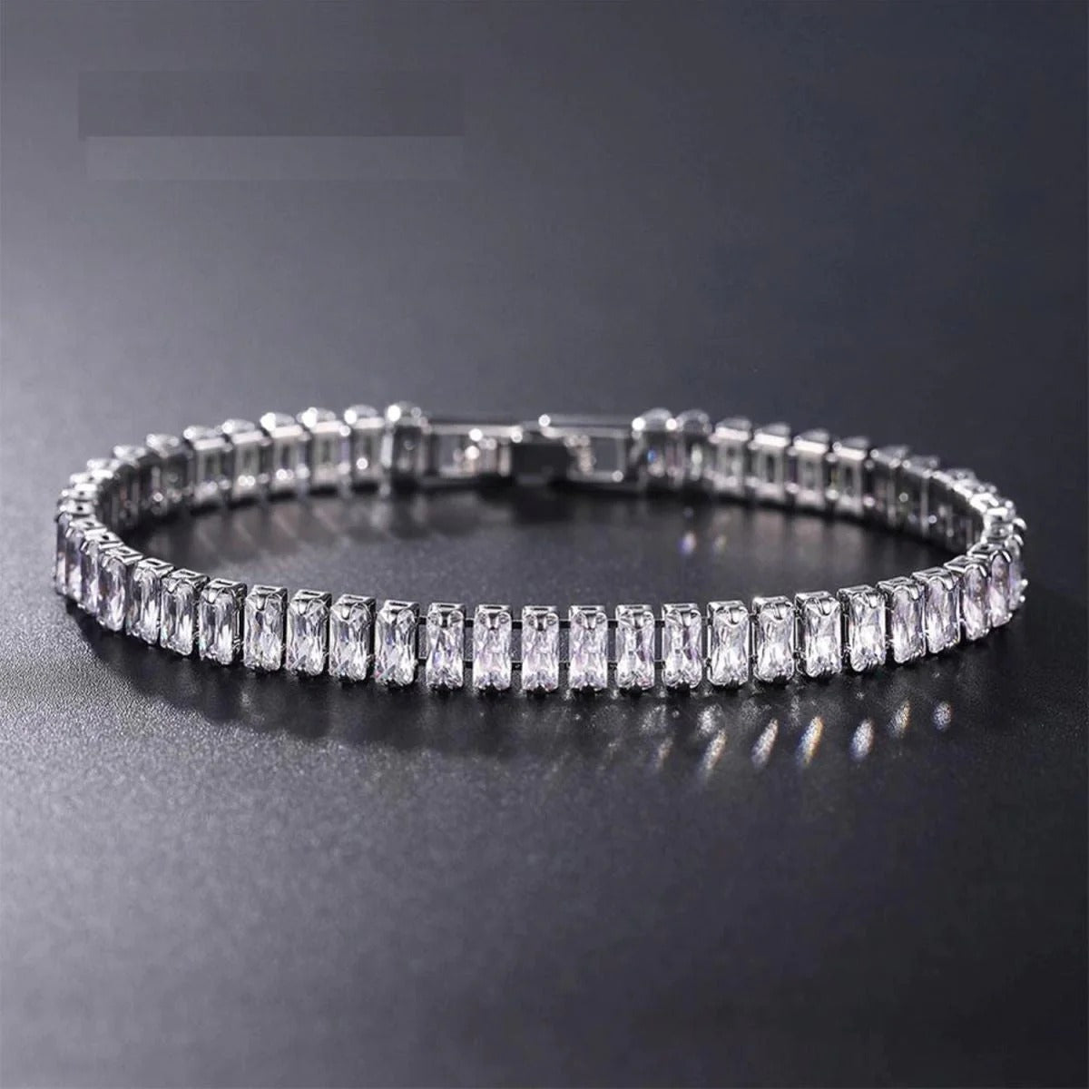 Baguatte of Luxury Tennis Bracelet