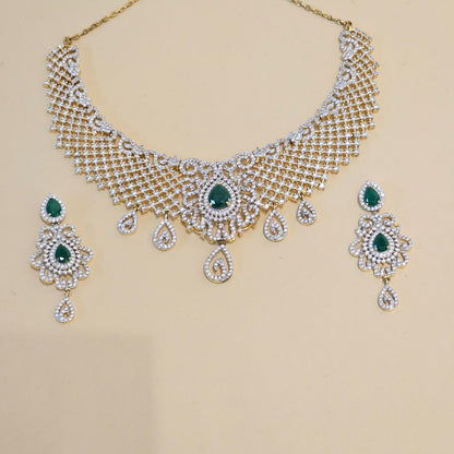 Jasma Bridal Diamond Necklace Set