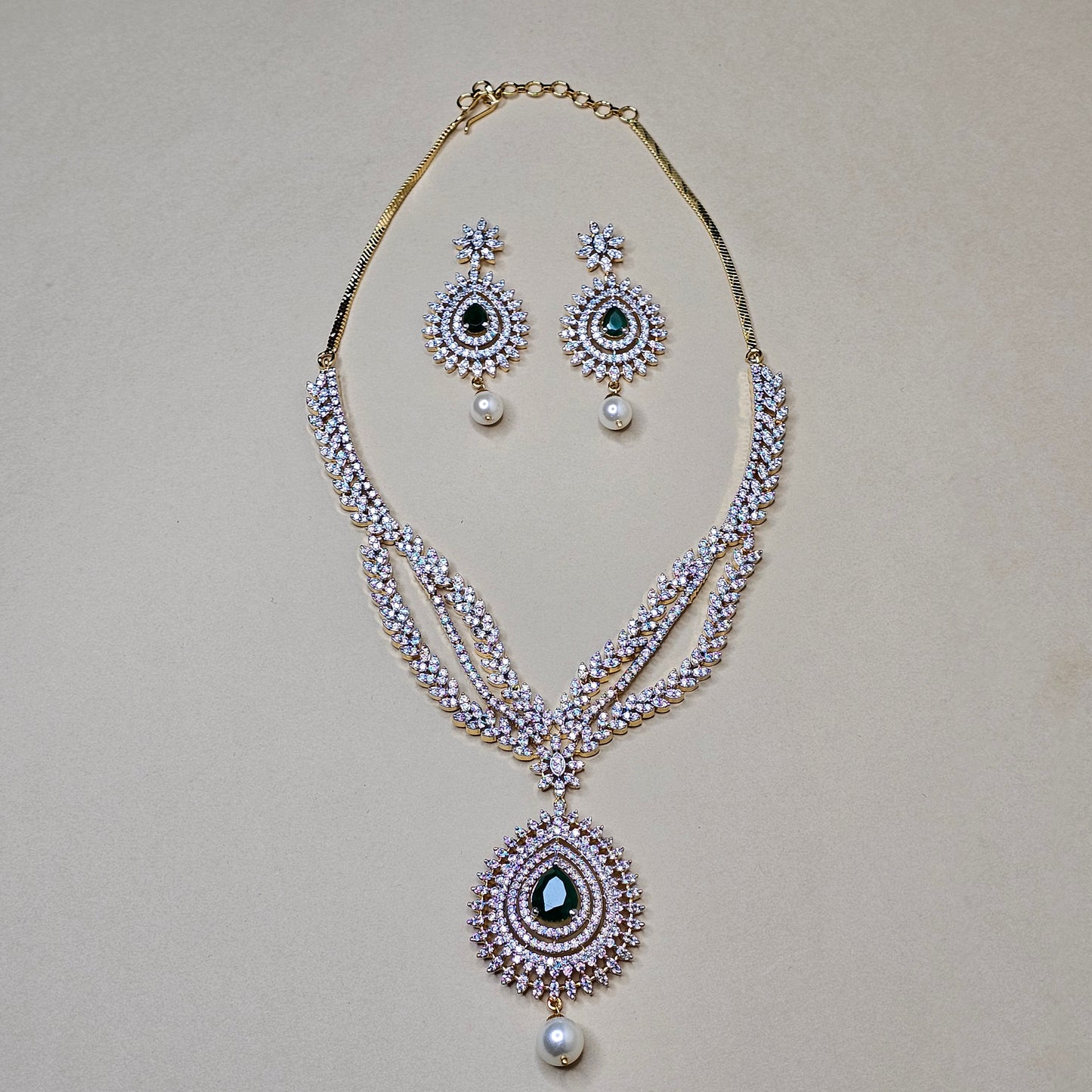 Asmira  Diamond necklace SET