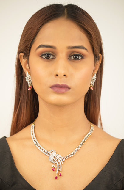 SABRINA  Diamond necklace Set