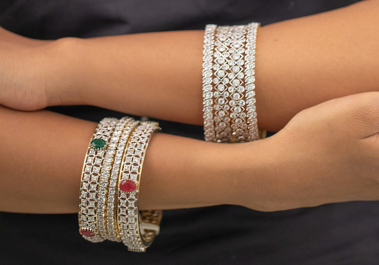 Aliya  Diamond Bangles