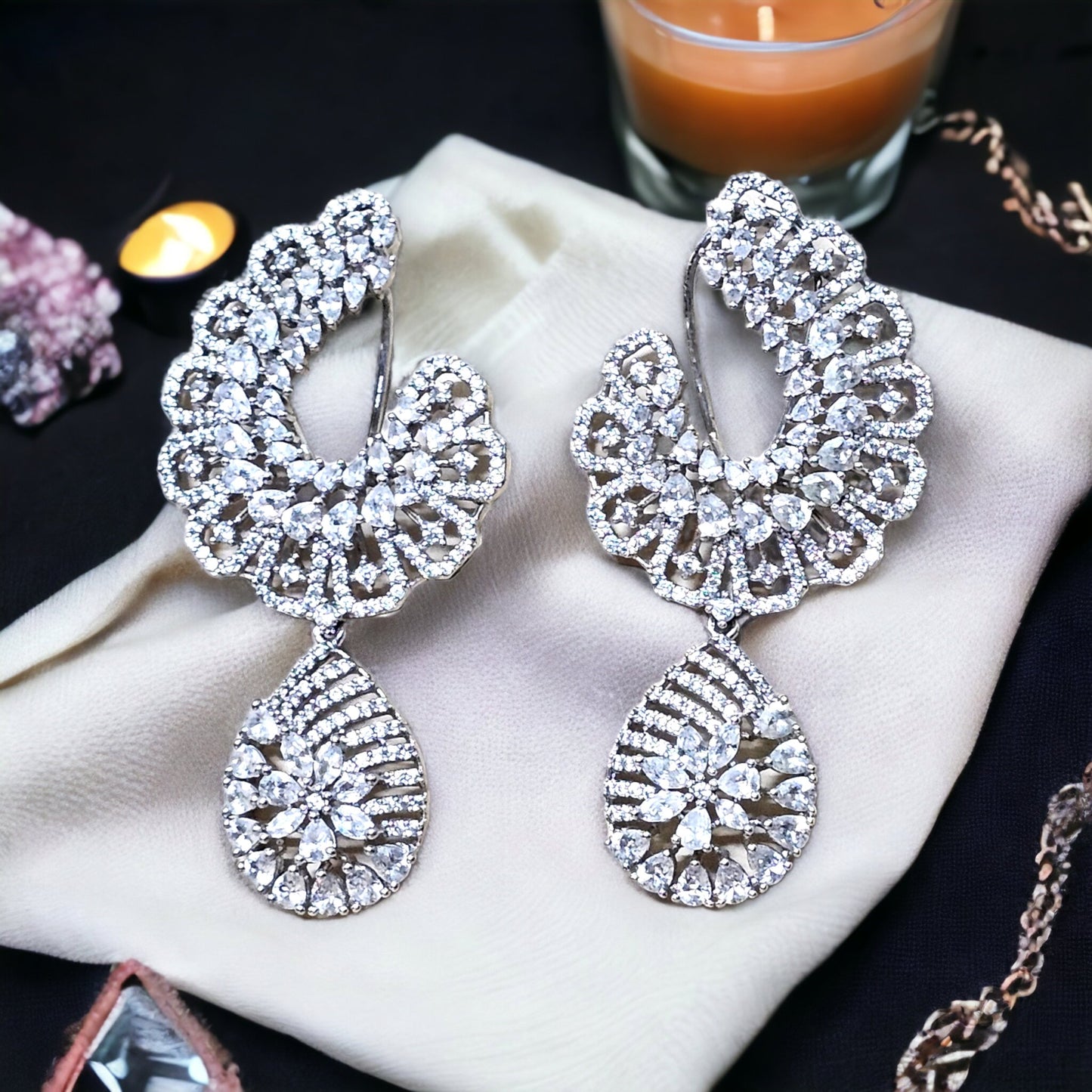 Trisha  Long Earrings