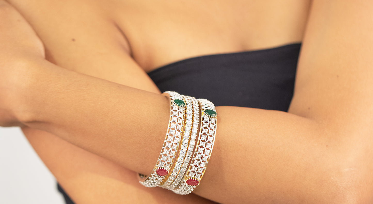 Rahima  Diamond Bangles