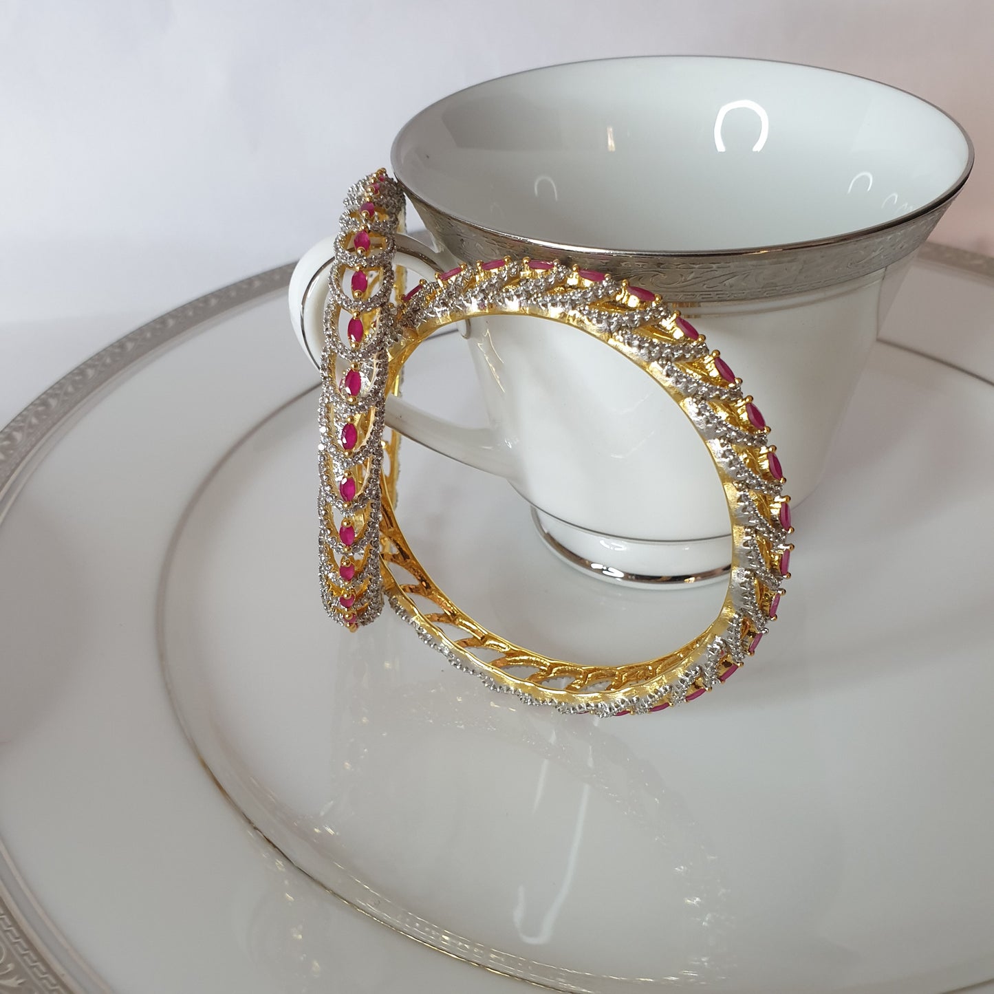 Lata Diamond Bangles