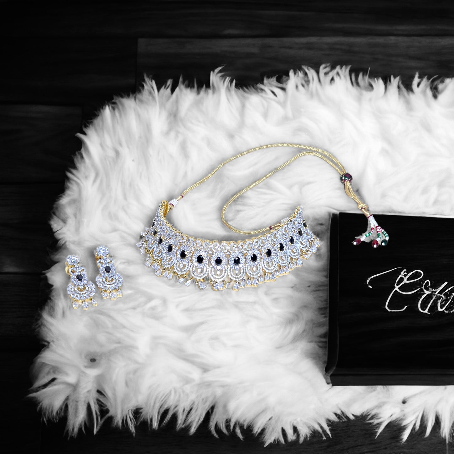 The Zarin Diamond  Choker Set