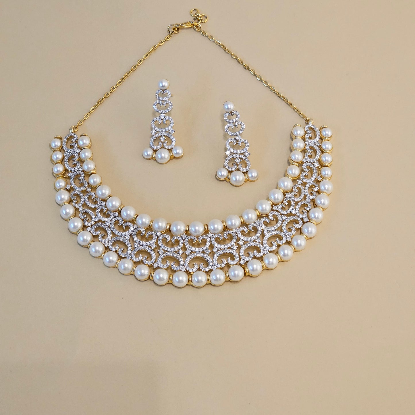 Miraya Diamond Necklace Set