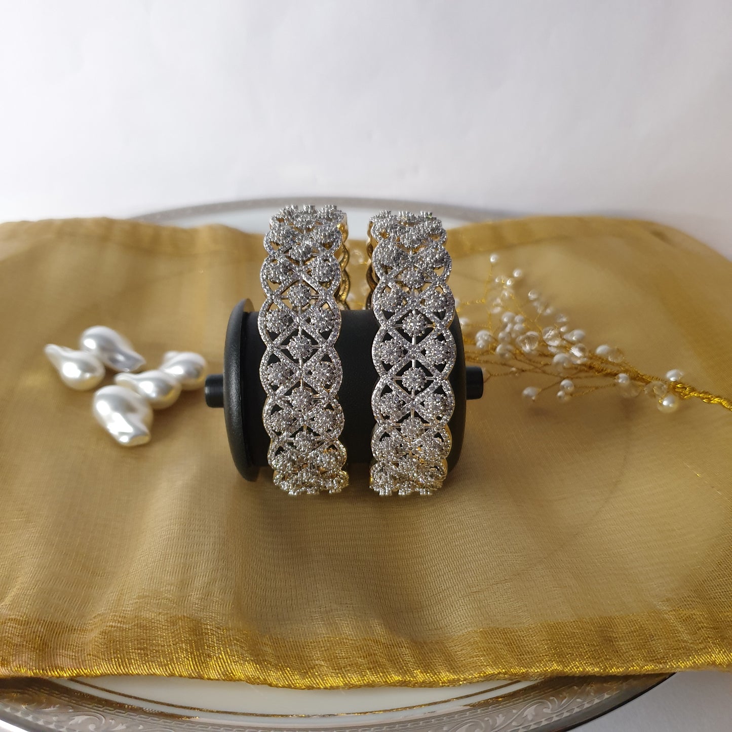 Abree  Diamond Bangles