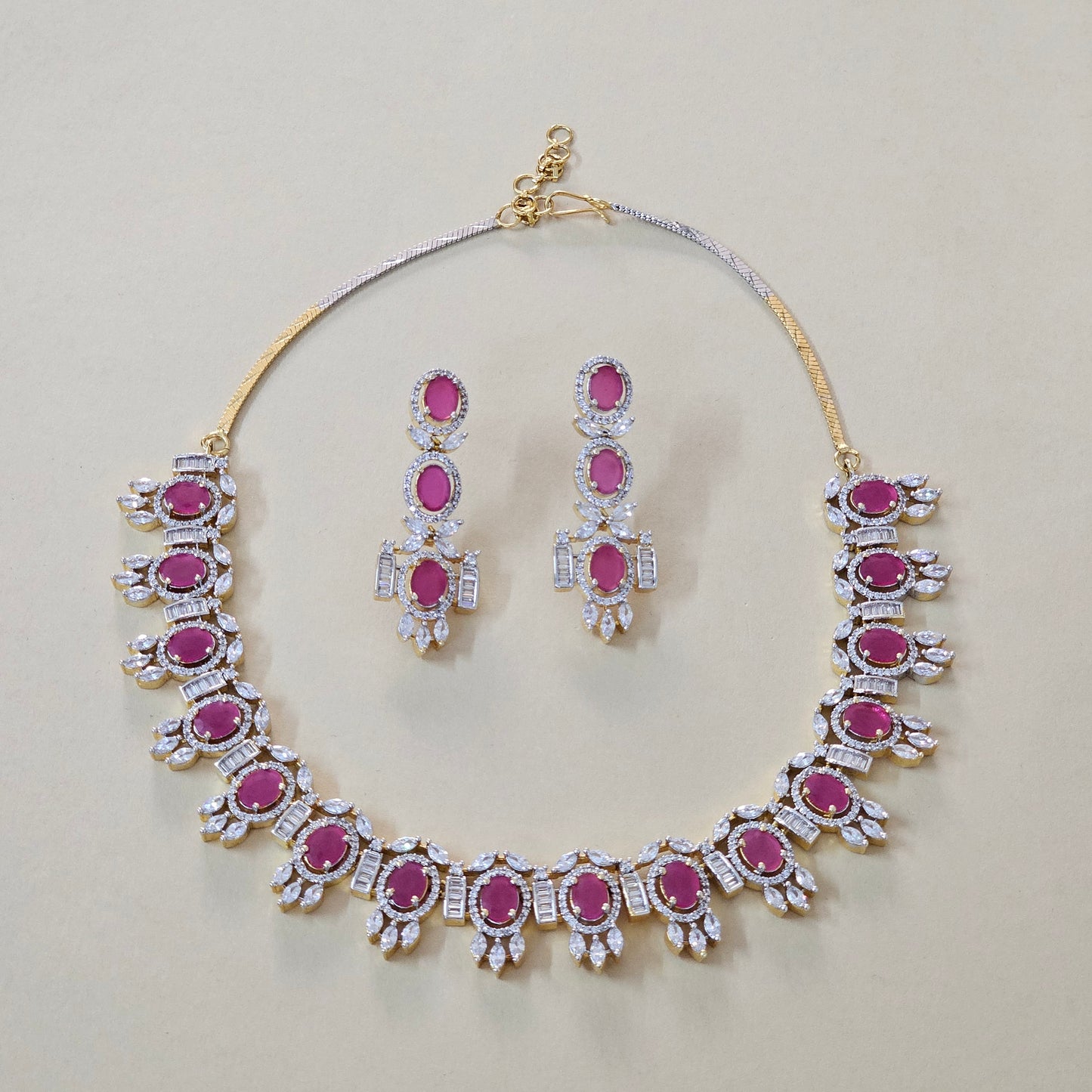 ARHAM Diamond necklace SET