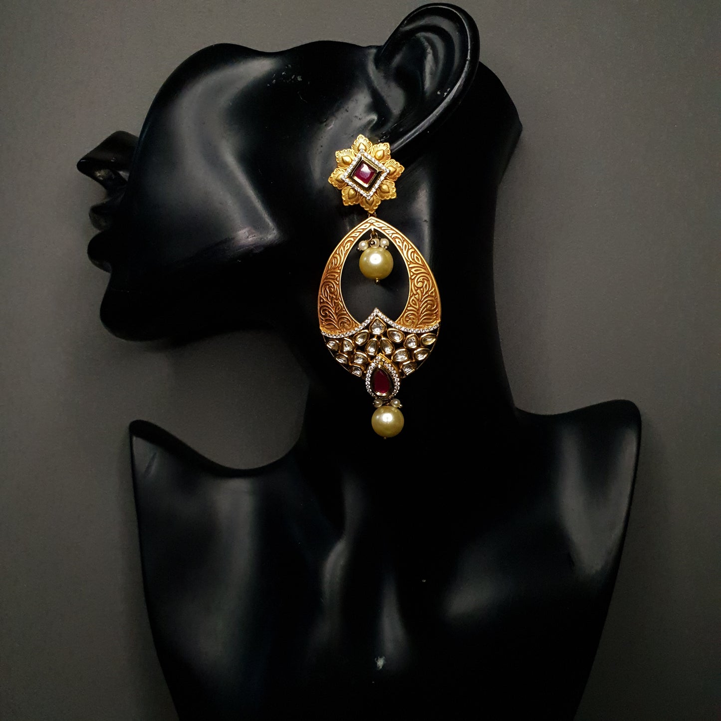 Iman  Long Earrings