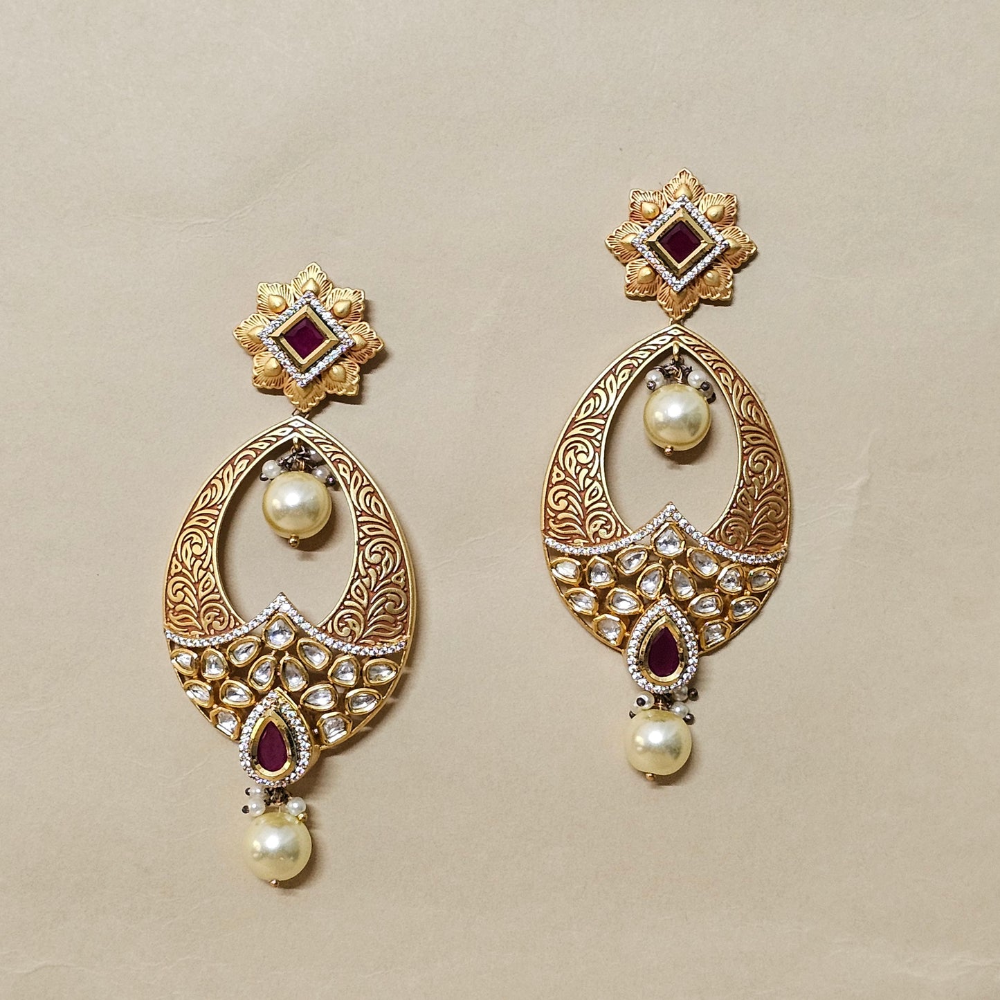 Iman  Long Earrings