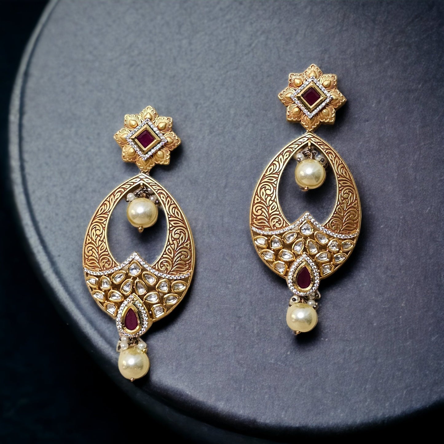 Iman  Long Earrings