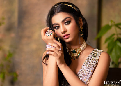 Grace Kundan Choker  Set