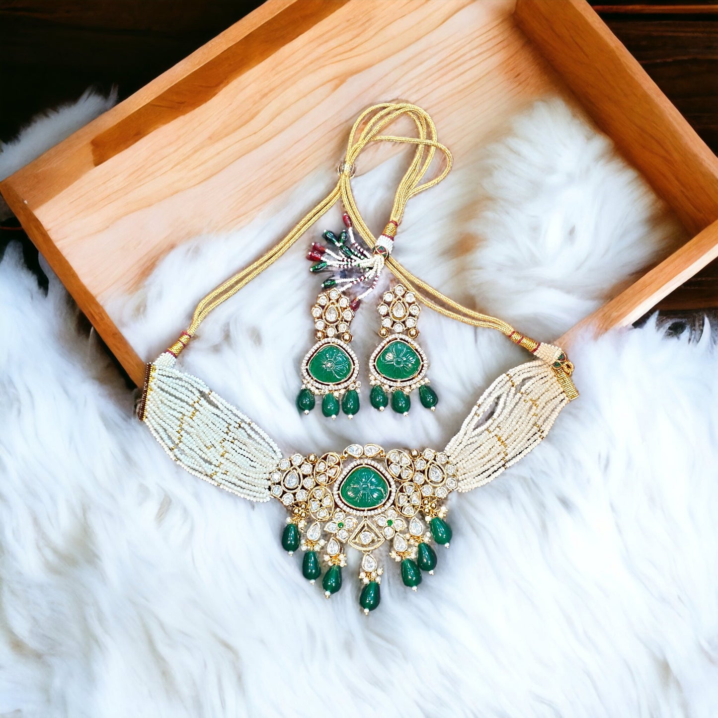 Grace Kundan Choker  Set