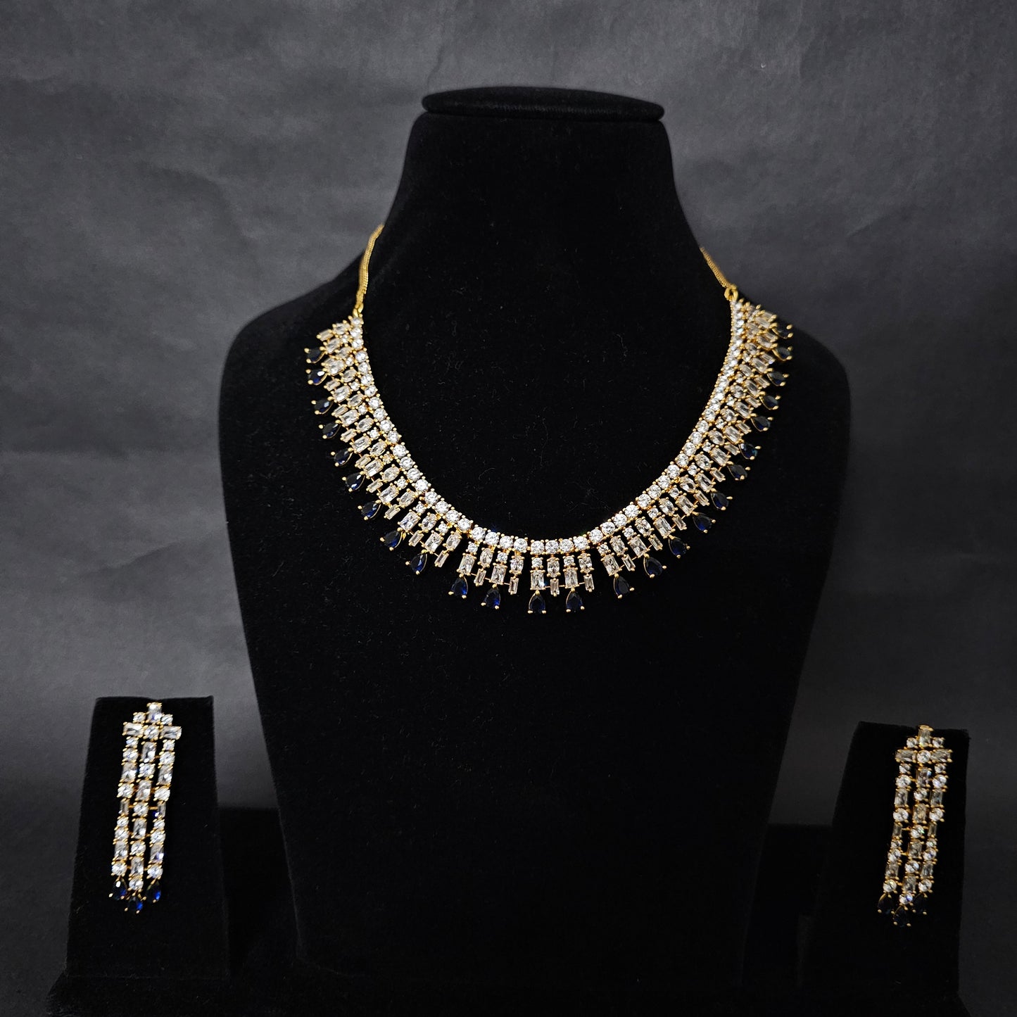 Silvia  Diamond Necklace Set