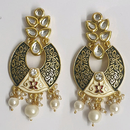 Lotus   Long Earrings