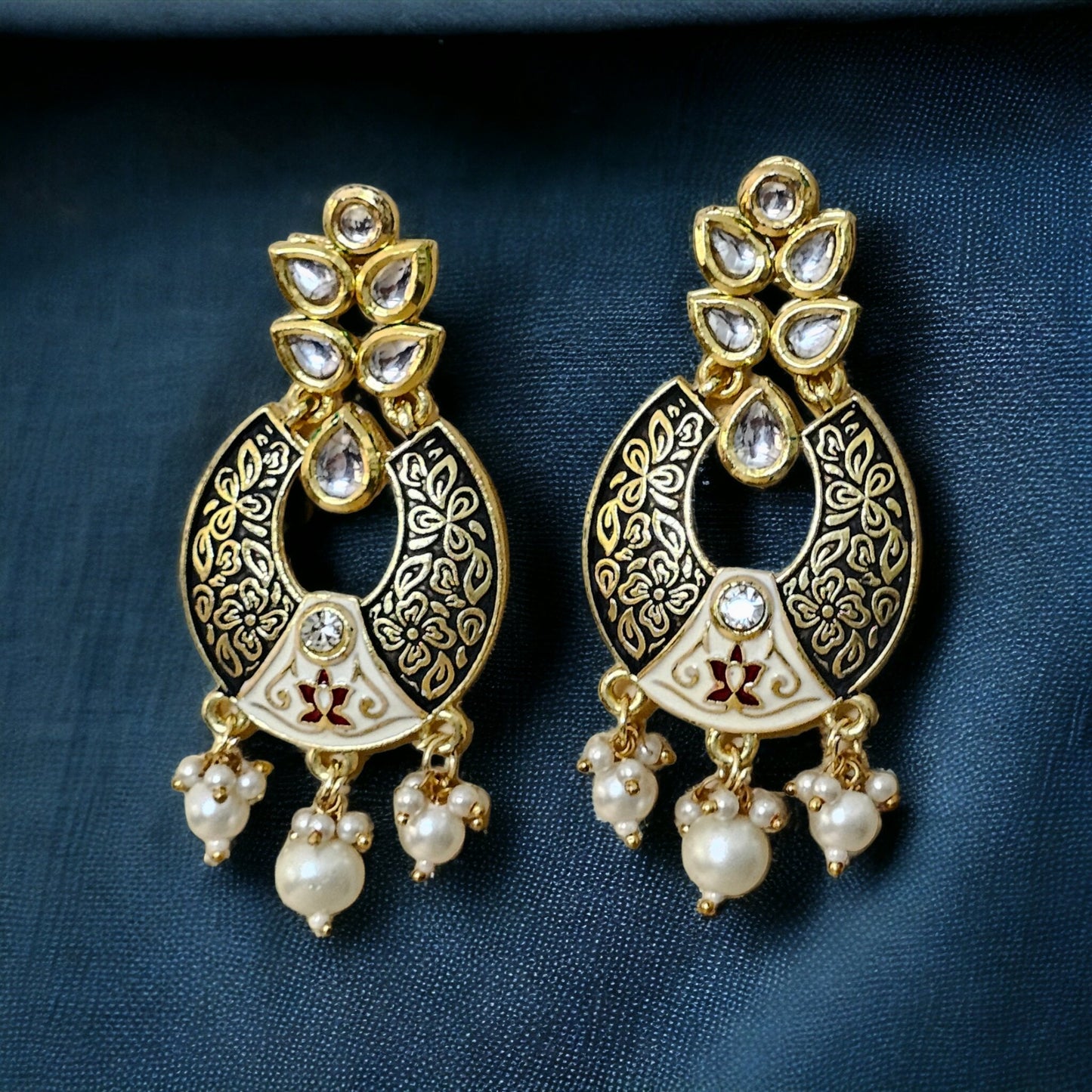 Lotus   Long Earrings