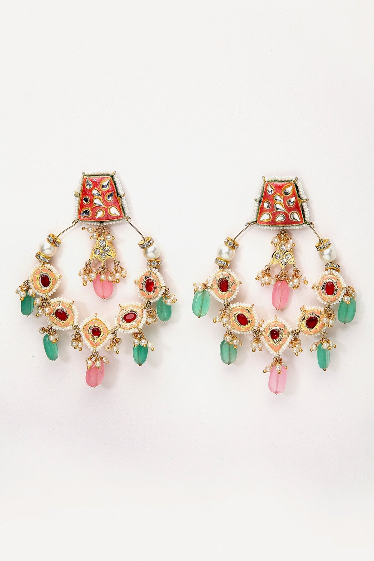 Kundan Chandbali Earrings 