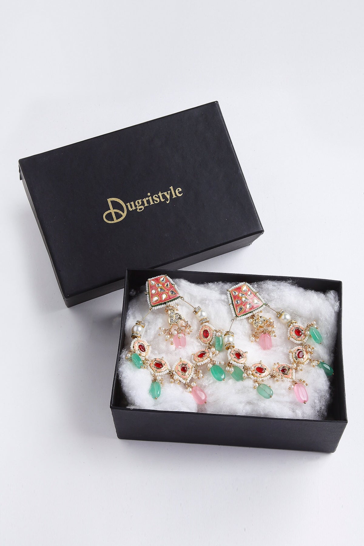 Kundan Chandbali Earrings 