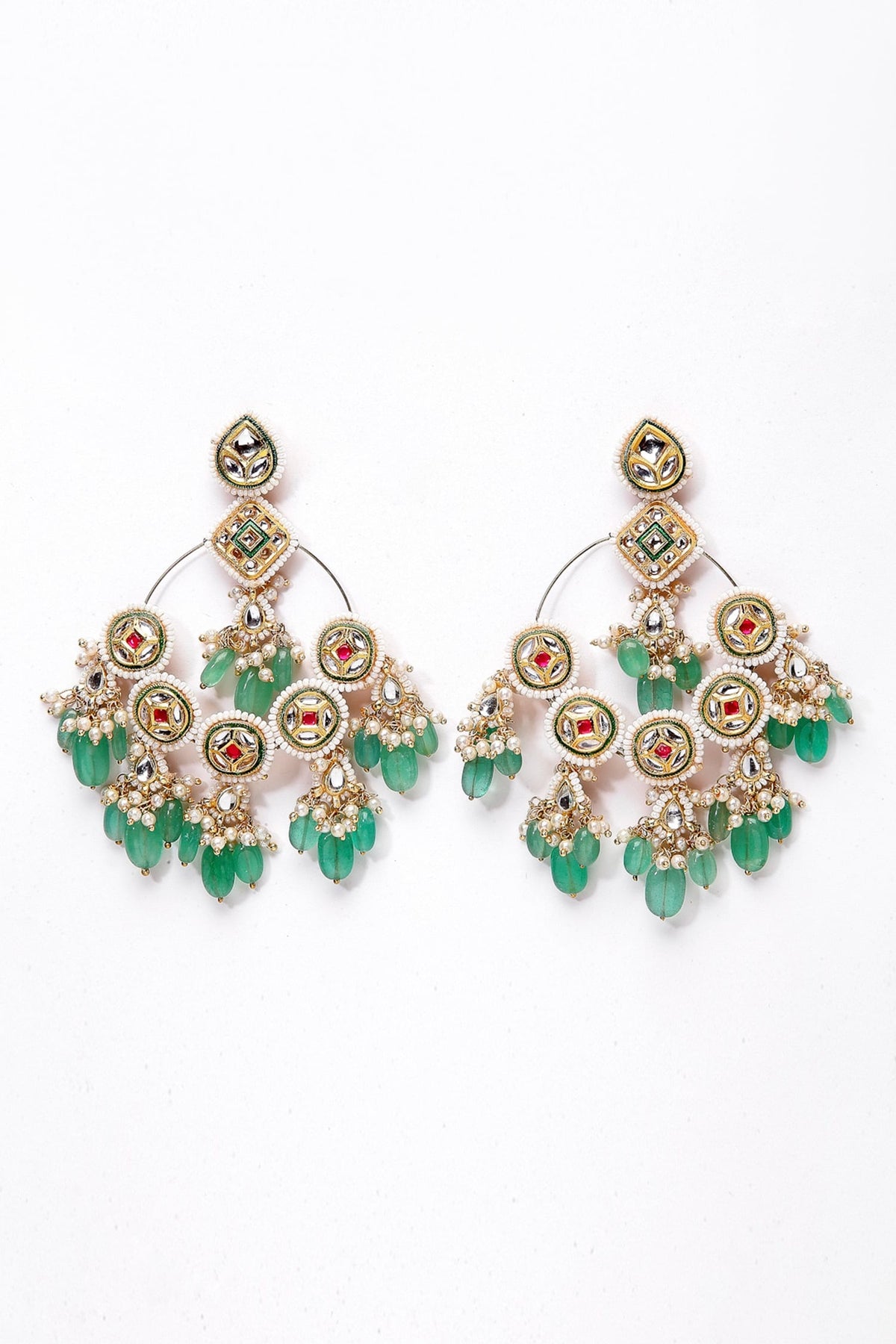 Kundan Chandbali Earrings 