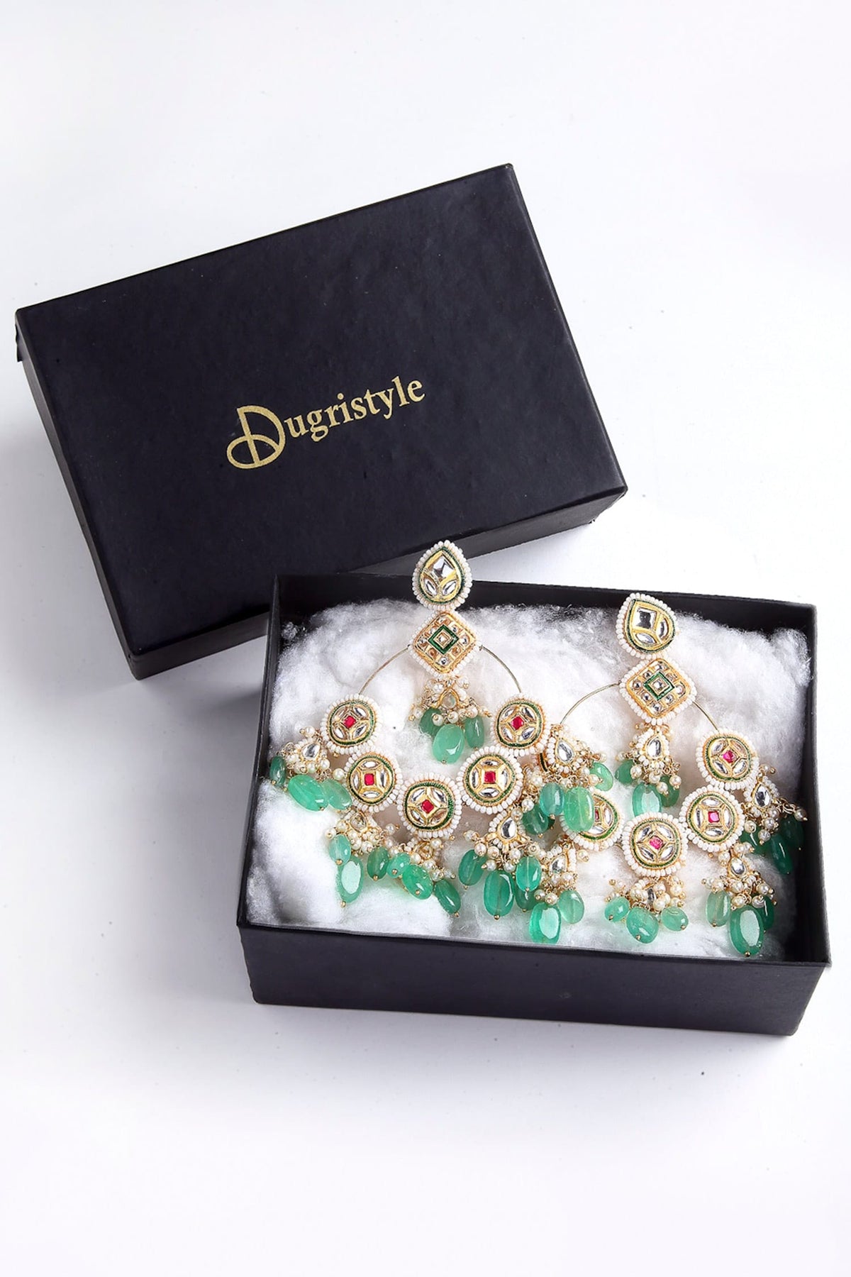 Kundan Chandbali Earrings 