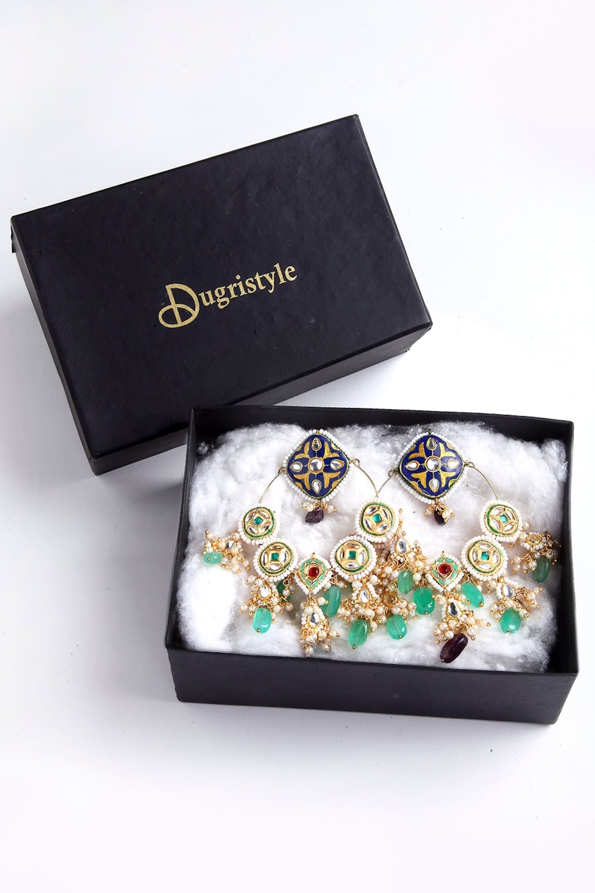 Kundan Chandbali Earrings 