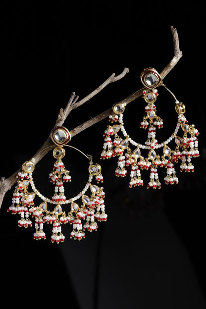 Kundan Chandbali Earrings 