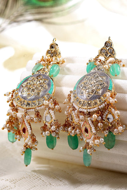 Kundan Dangler Earrings 
