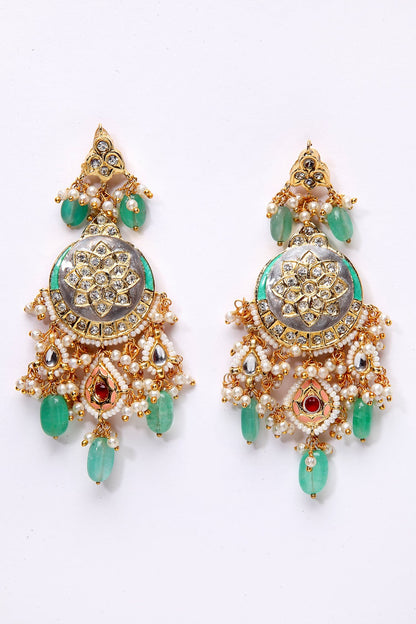 Kundan Dangler Earrings 