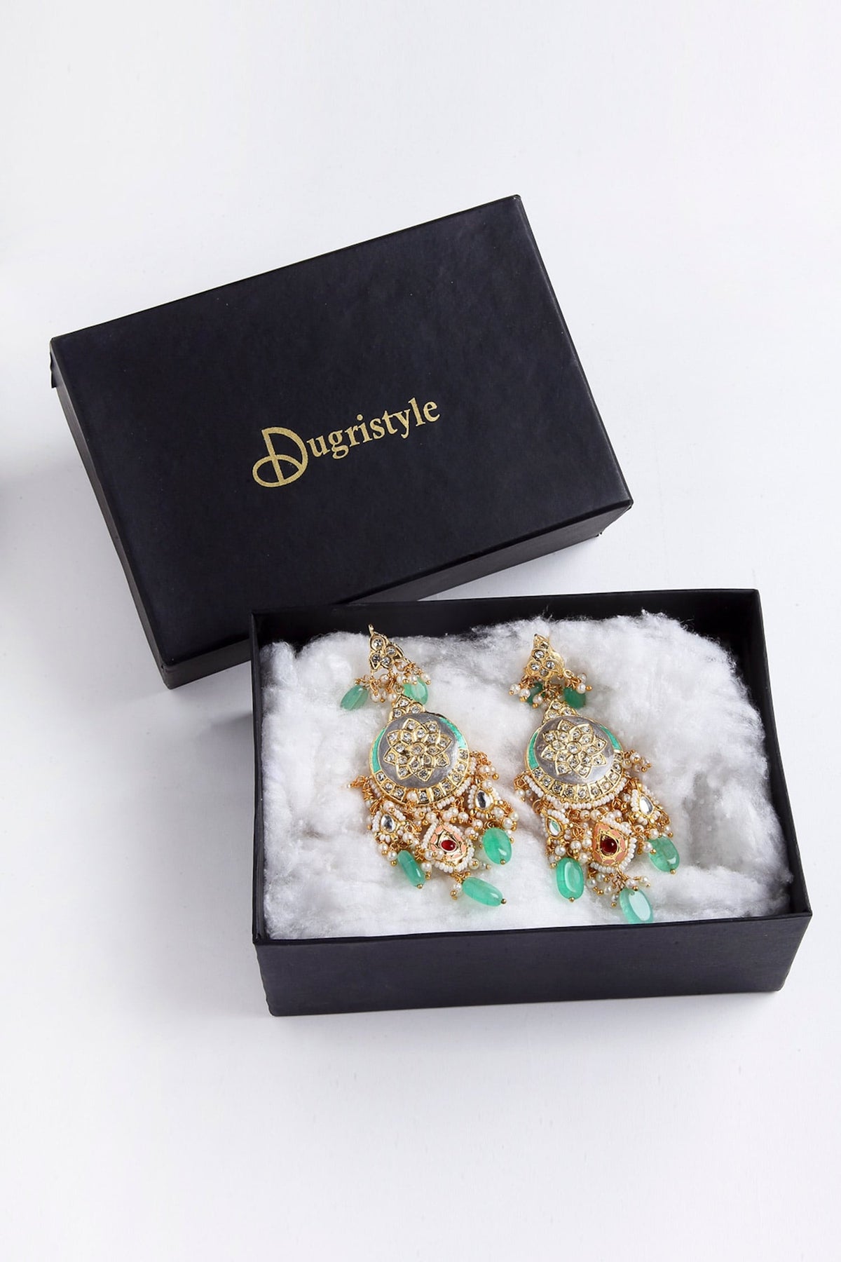 Kundan Dangler Earrings 