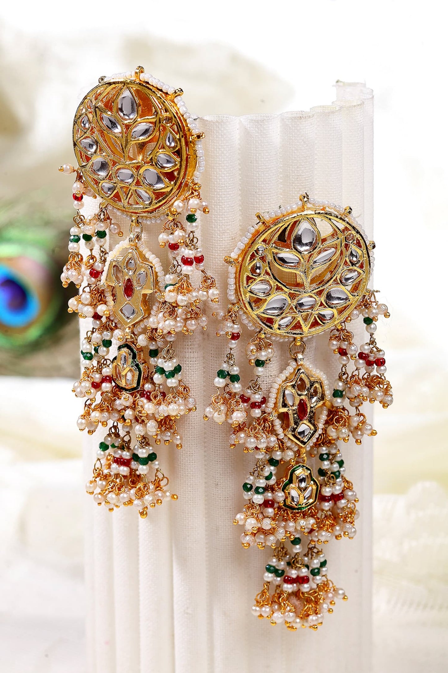 Kundan Dangler Earrings 