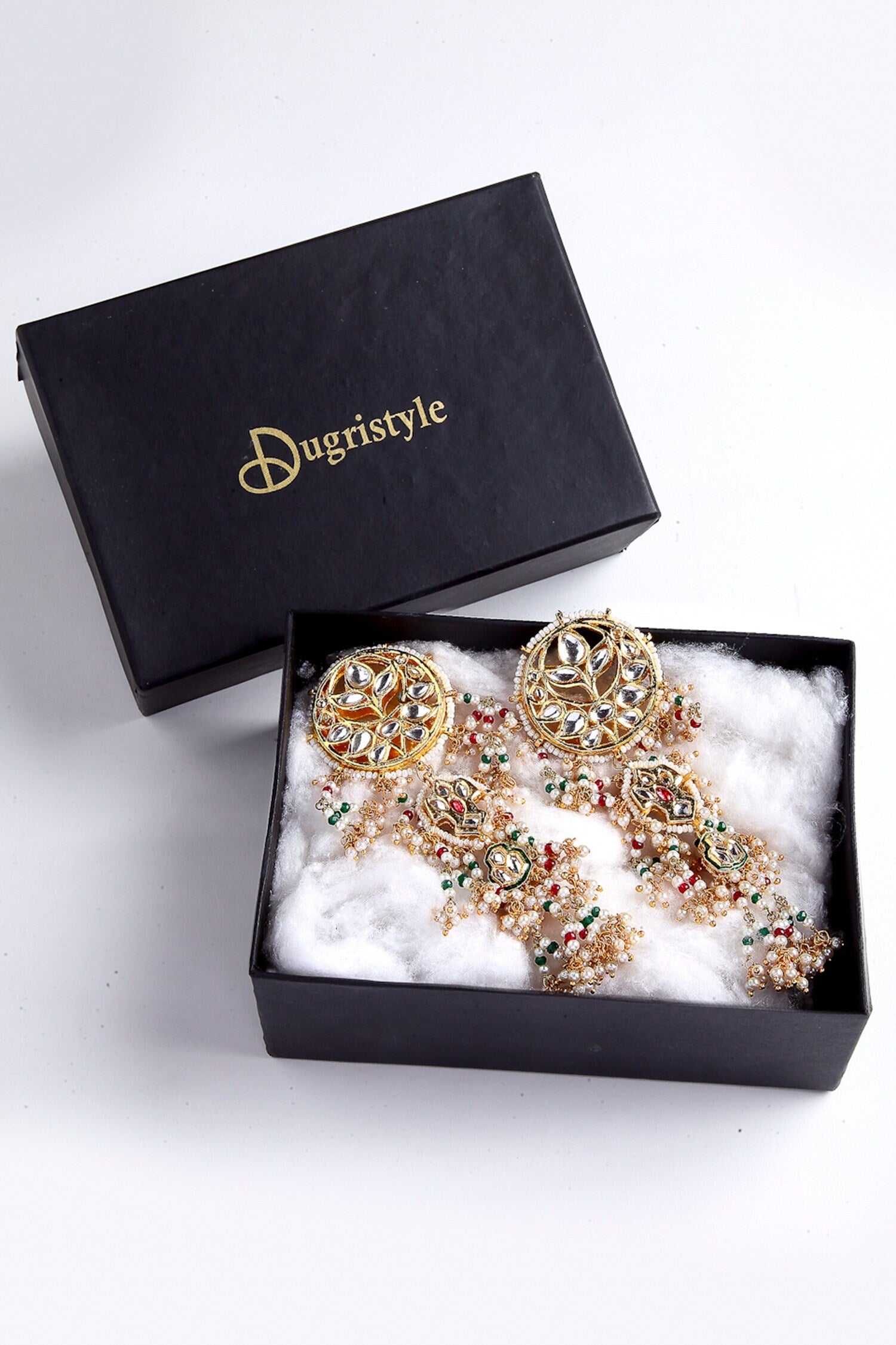 Kundan Dangler Earrings 